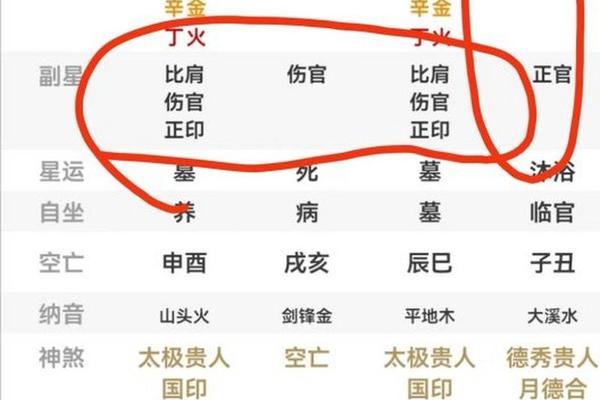 天干地支伤官正印 伤官配正印