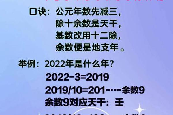 根据天干地支算年龄;天干地支计算公式