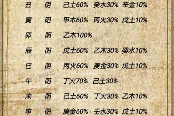 天干地支申金视频-天干地支藏表