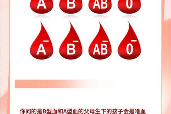 孩子是a加血型;父母a和b型血孩子什么血型