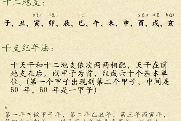 是以天干地支纪年,天干地支基础知识