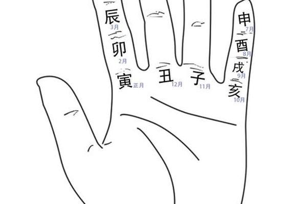 手掌快速推天干地支;掌诀图快速掐算日柱干支