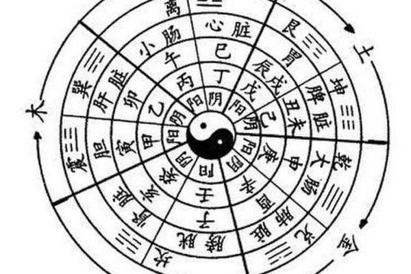 天干地支太阳运行、五行运行时间图