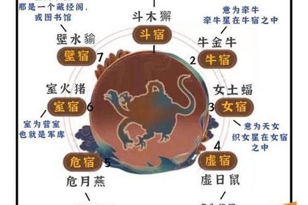 二十八宿代表的天干地支;二十八星宿的名称及解释