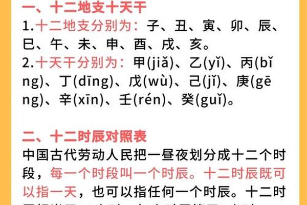 天干地支纪念法读音(天干地支的正确发音)