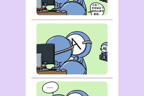 血型漫画 A 压力 韩国血型漫画