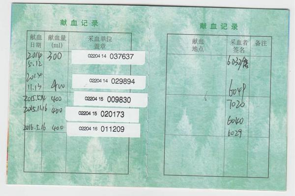 献血证 血型a(身份证号一键查询血型)