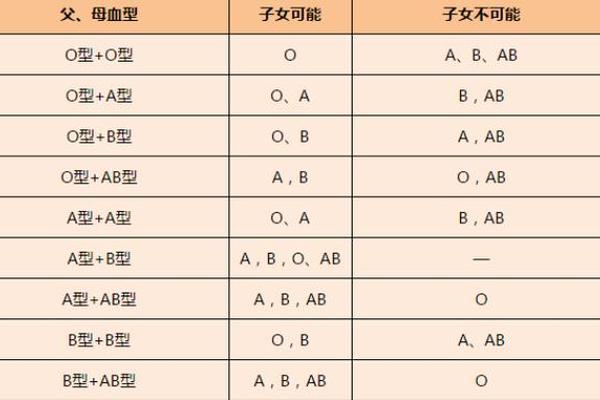a血型和a血型生的孩子,a十b血型生什么的孩子