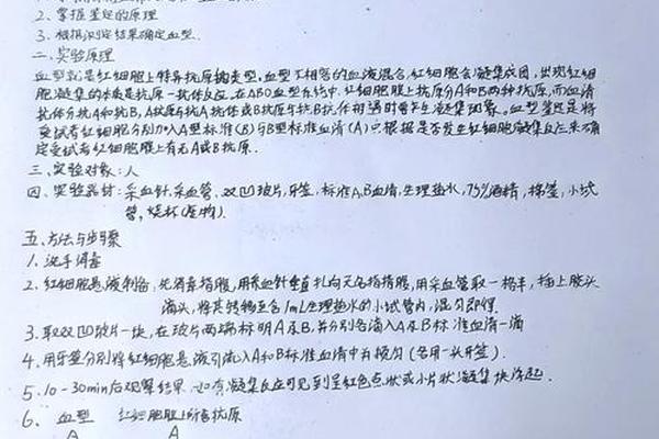 血型鉴定a b_abo血型鉴定结果是A是什么意思