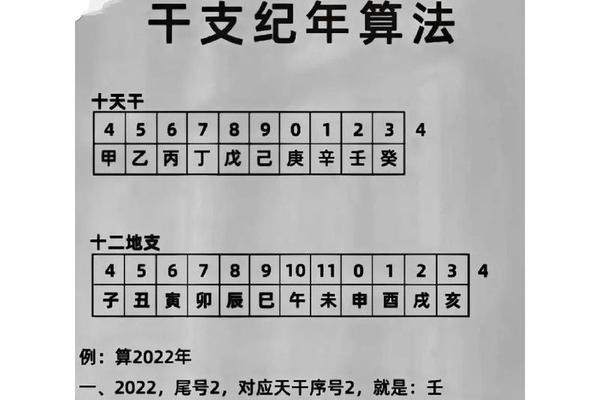 天干地支纪年法试卷—十二天干地支纪年法