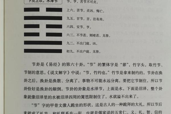 六爻水泽节卦的天干地支_水泽节卦解析