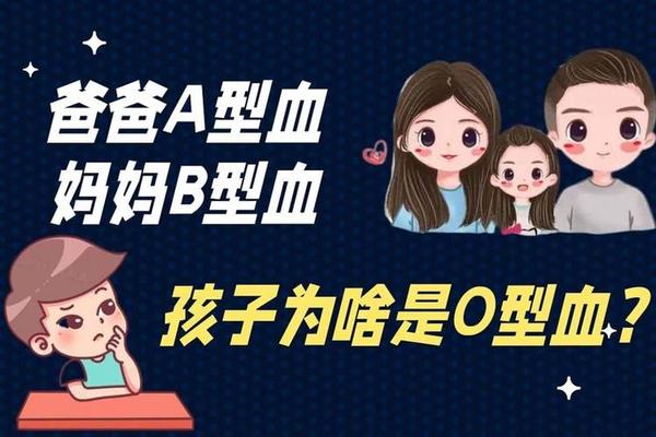 a与ab生的孩子血型;ab型和o型能生孩子吗