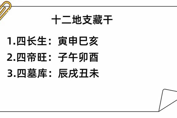 天干地支排尾技术,地支藏干巧记