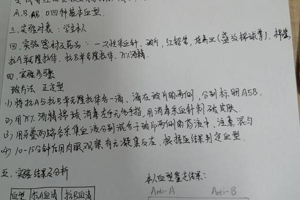 abo血型鉴定血型a型阳性_ABO属于啥血型