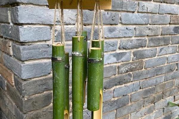 天干地支竹挂件—竹叶挂件