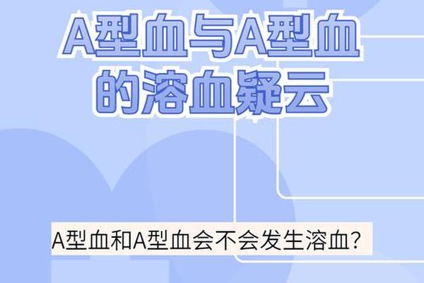 A血型跟什么血型溶血、a型血和a型血会溶血吗