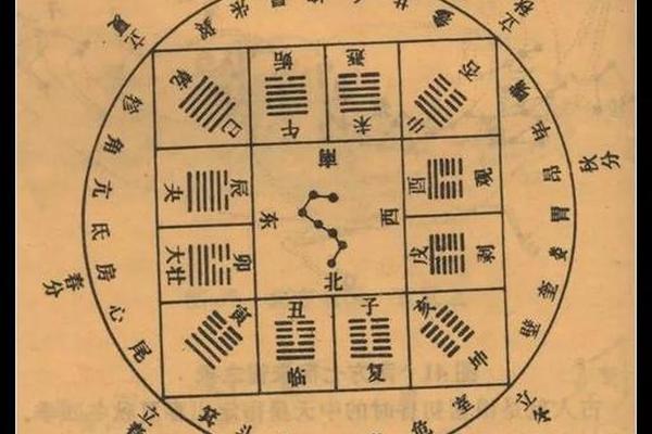 四象代表天干地支的图-四象八卦图