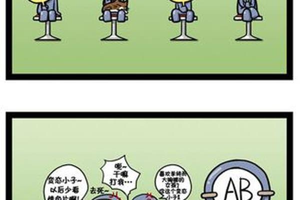 A血型分析 漫画 四个血型漫画