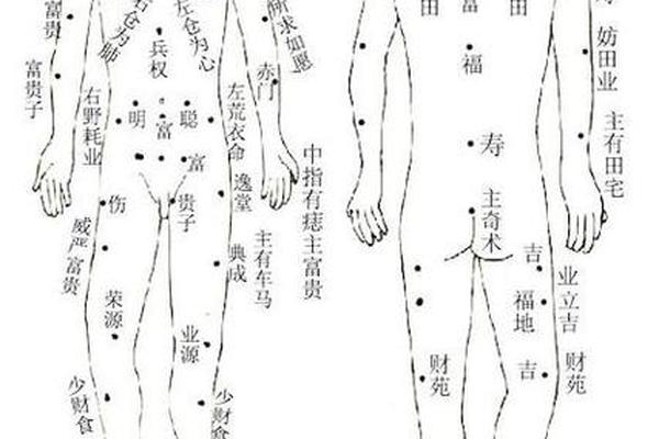 男胸痣相-胸口的痣图解男