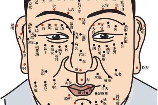 中国痣相大全男 男人面相的痣图解大全