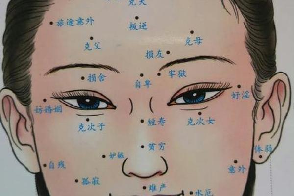 痣相大全女性,痣的图片大全图解