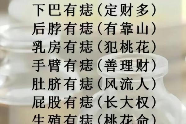 麻衣神相痣图解脖子—女性不同部位的痣代表什么