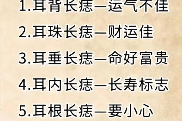 耳朵相痣玄学图解女;女人左耳朵上有痣图解