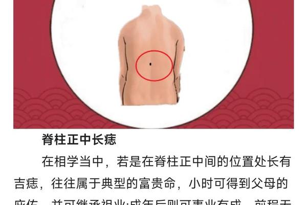 男人后背痣相最新图解(男人背后有痣代表什么图解)