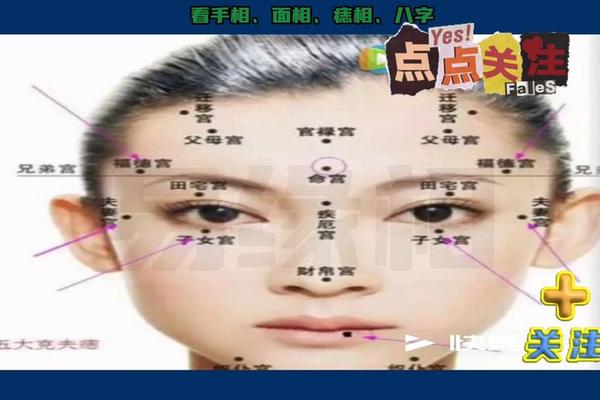 麻衣神相之泪痣,泪痣长在哪里图解