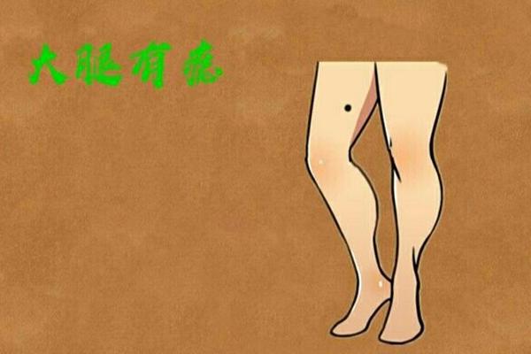膝盖以上大腿有小痣相(右腿长痣)