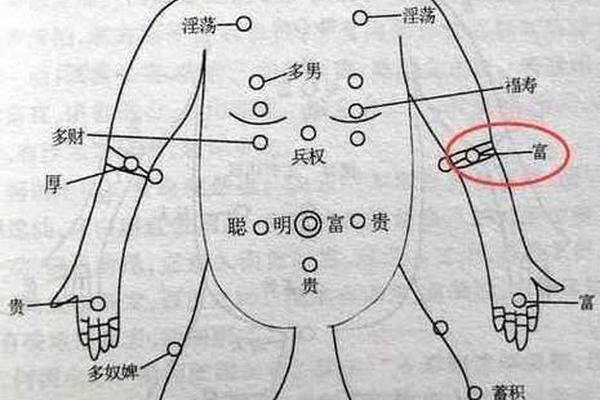 女子腰部痣相-腰部长痣代表什么图解
