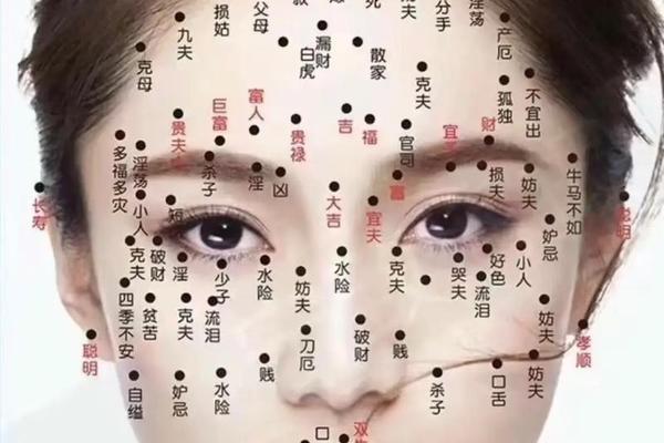 主播面部痣相,面部点痣风水图女