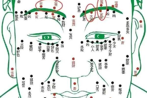 古人痣相解图_痣的图片大全图解