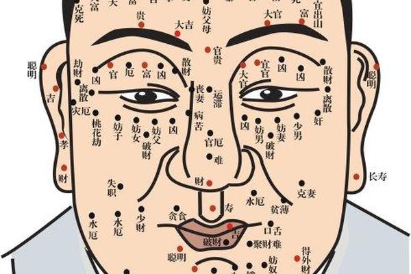 男孩面部痣相最准图_男面部痣相解析图