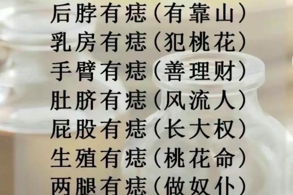 痣相女人脖子图解,女人嘴唇上痣相图解