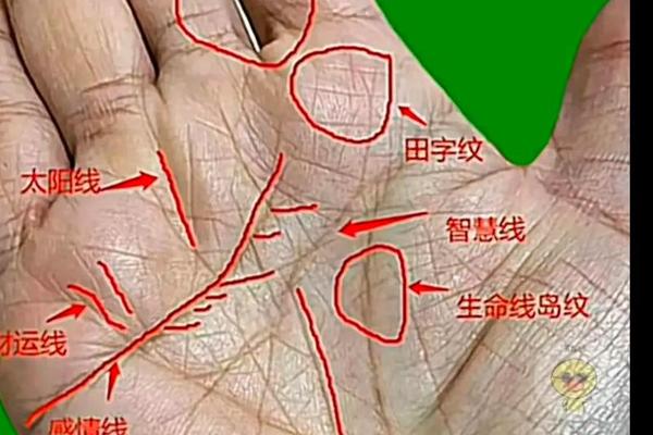 痣相手掌代表什么;痣相大全图解