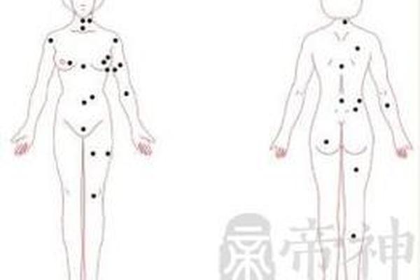 女人痣相全身图片大全(面相痣的图片大全)