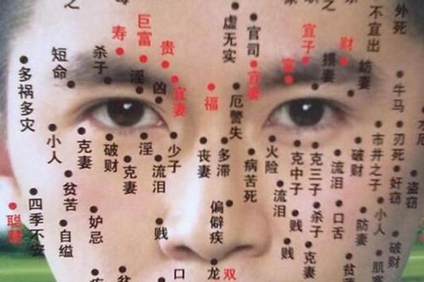 男人身体痣相最准图不好—全身痣相图解大全