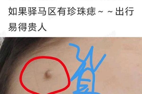 驿马痣相—驿马骨具体位置图解
