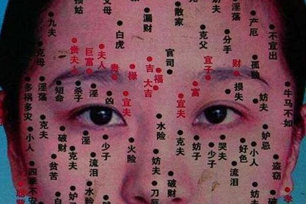 夫妻相的图片痣 女性脸上的痣图片及全解左右